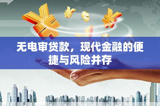 济源无电审贷款，现代金融的便捷与风险并存