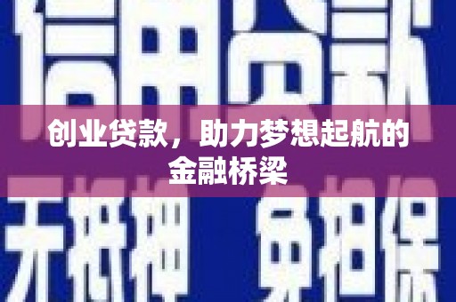 济源创业贷款，助力梦想起航的金融桥梁