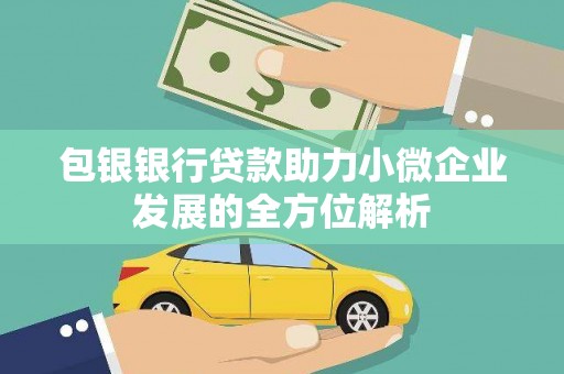 济源包银银行贷款助力小微企业发展的全方位解析