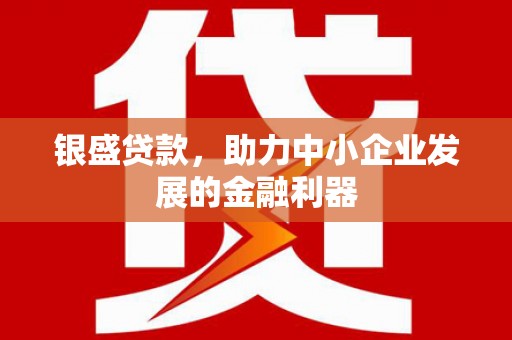 济源银盛贷款，助力中小企业发展的金融利器