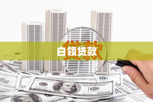 济源白领贷款