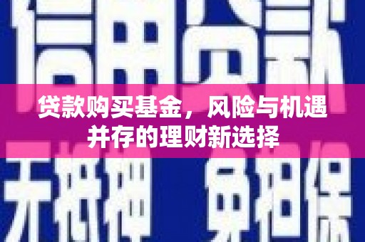 济源贷款购买基金，风险与机遇并存的理财新选择