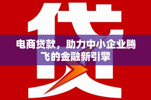 济源电商贷款，助力中小企业腾飞的金融新引擎