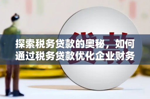 济源探索税务贷款的奥秘，如何通过税务贷款优化企业财务
