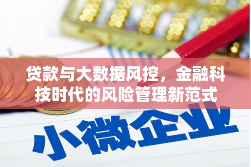 济源贷款与大数据风控，金融科技时代的风险管理新范式