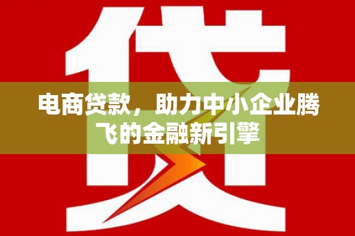济源电商贷款，助力中小企业腾飞的金融新引擎