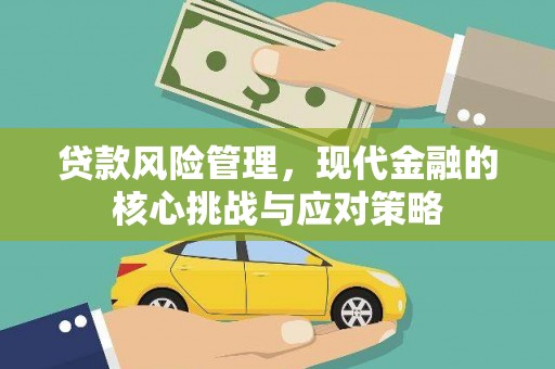 济源贷款风险管理，现代金融的核心挑战与应对策略