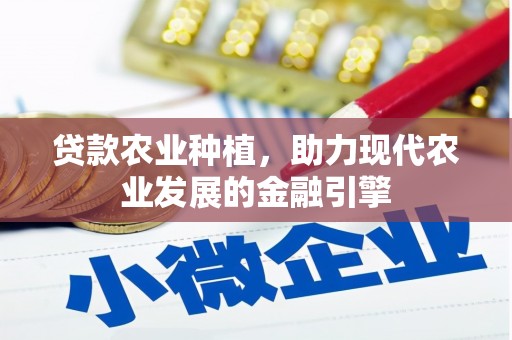 济源贷款农业种植，助力现代农业发展的金融引擎
