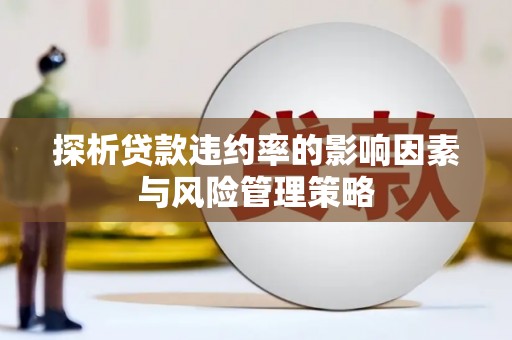 济源探析贷款违约率的影响因素与风险管理策略