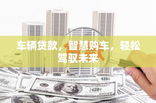 济源车辆贷款，智慧购车，轻松驾驭未来
